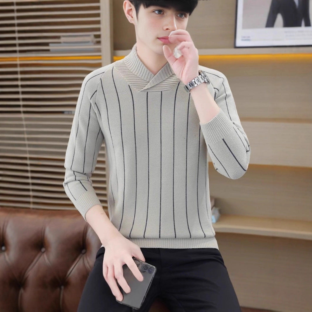 Herren Eleganter Feinstrickpullover Drune