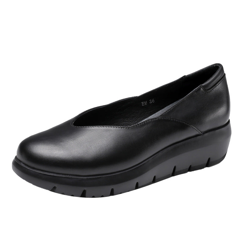 Damen Bequeme Wedgeslipper mit gepolstertem Innensohle und rutschfester Sohle Drune