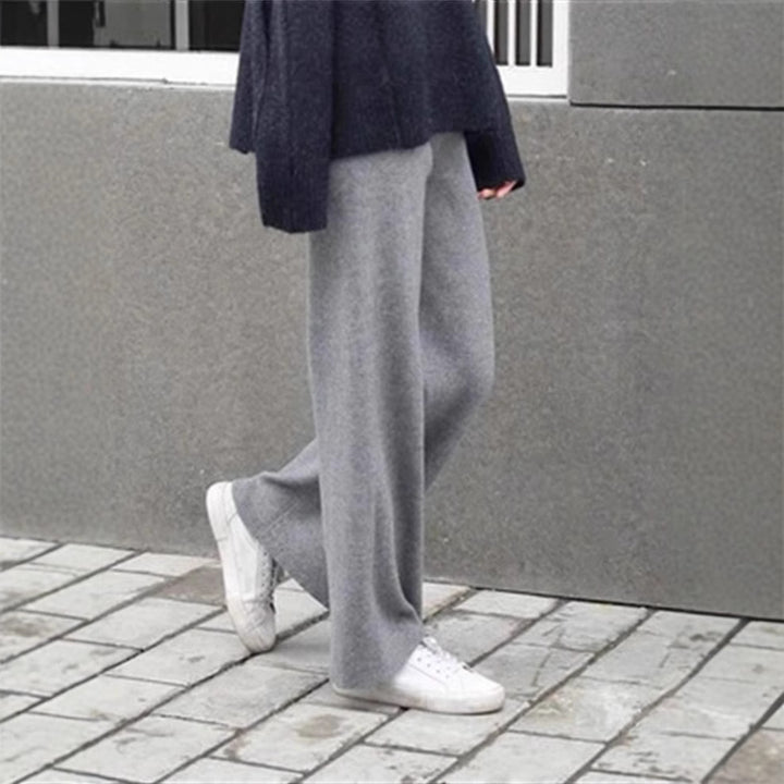 Damen Weite, elegante Palazzo-Hose Drune