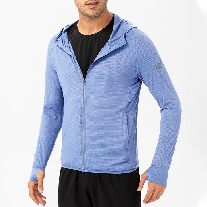 Herren Sportjacke mit UV-Schutz und atmungsaktiven Einsätzen Drune
