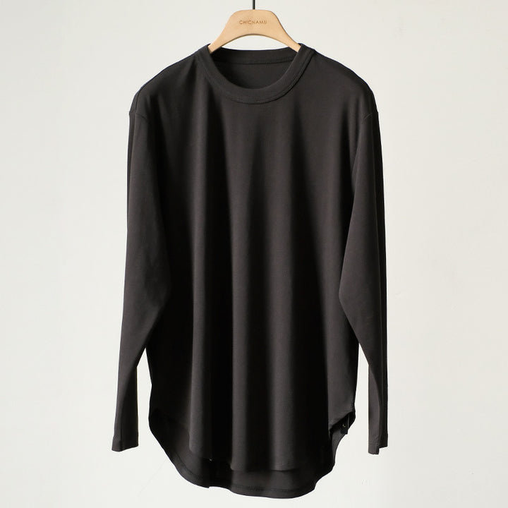 Damen Bequeme Langarm-T-Shirt Drune