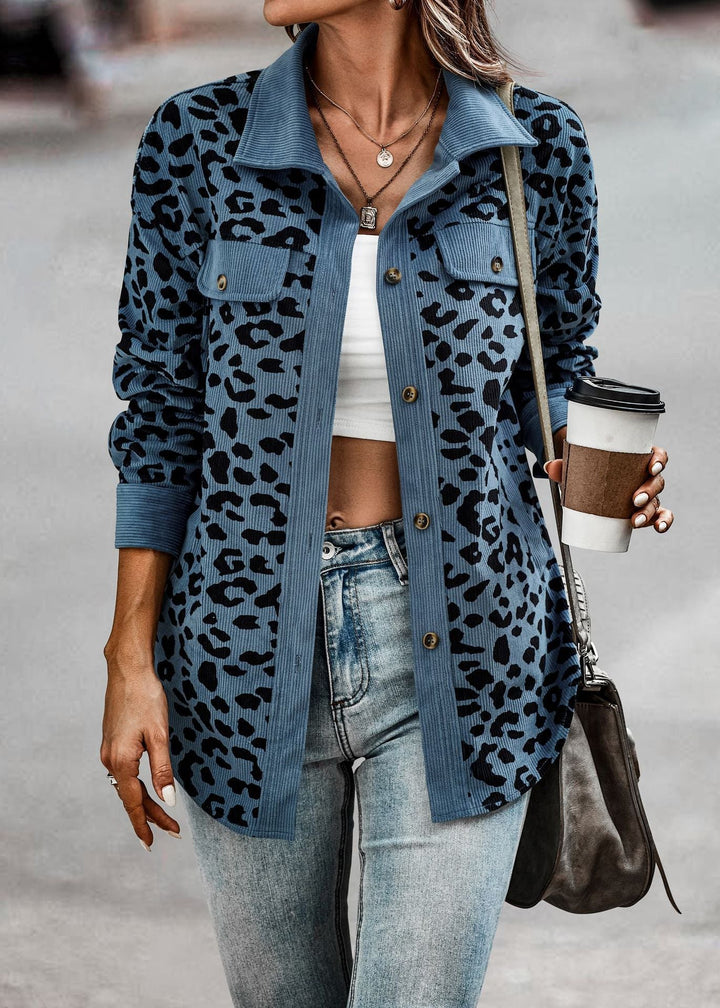 Damen lässige und modische Karo-Jacke Drune