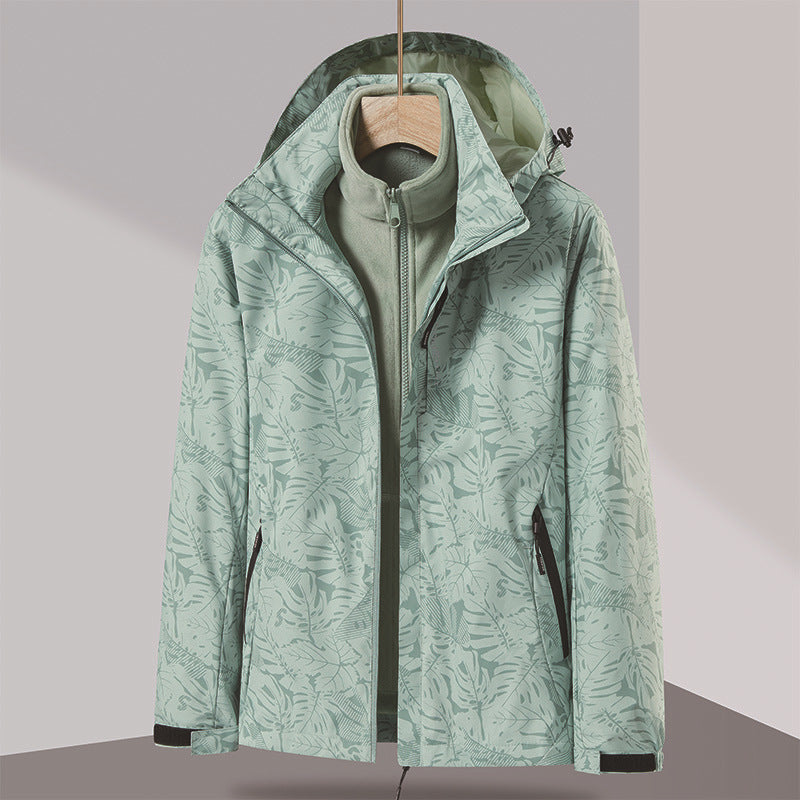 Herren Multifunktionale Übergangsjacke mit Reißverschluss Drune