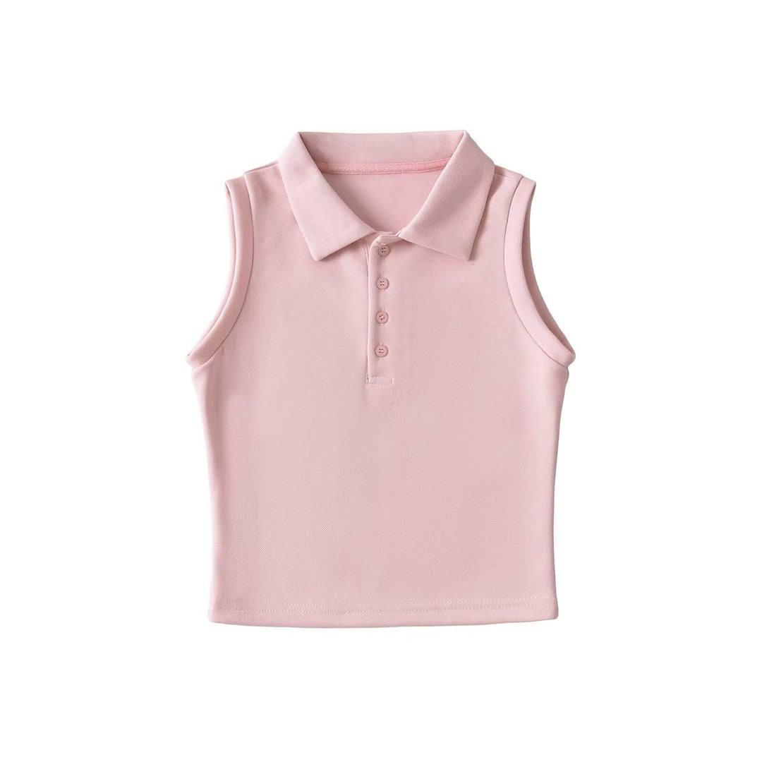 Damen Polo-Top ohne Ärmel mit feuchtigkeitsregulierender Funktion Drune