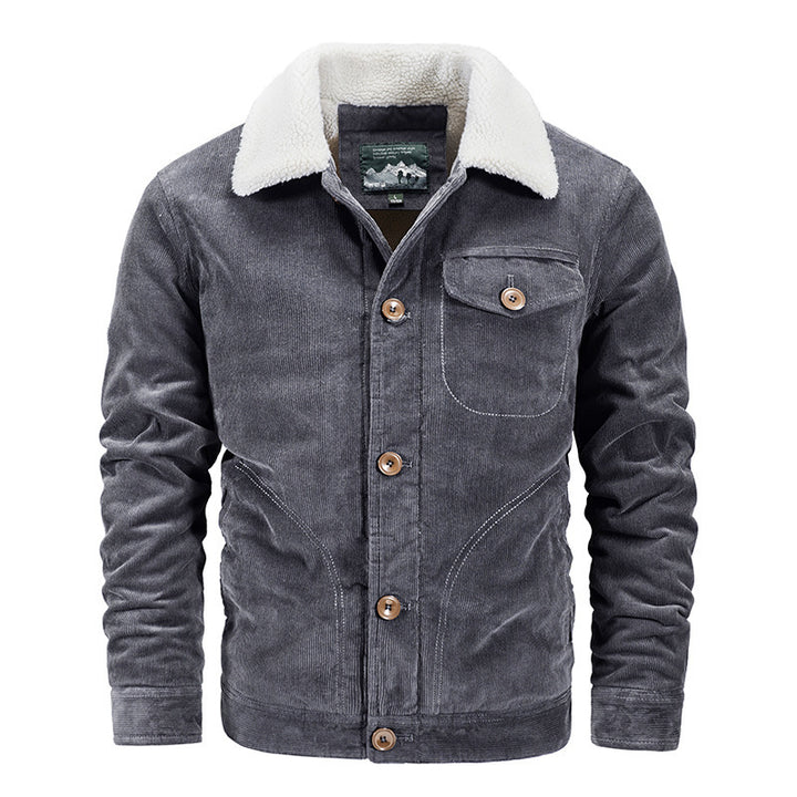 Herren Modische Cordjacke Drune