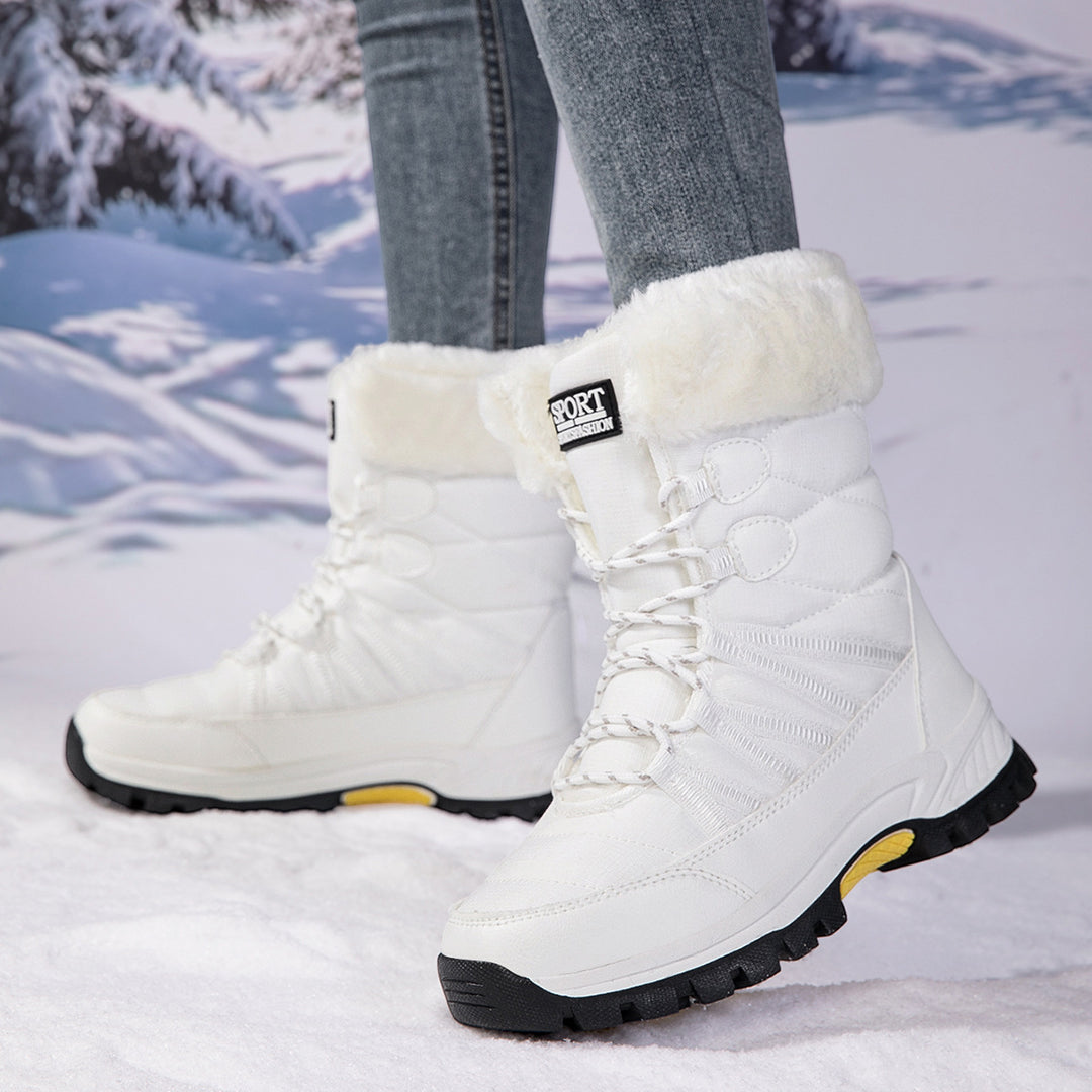 Damen Waterproof Winterstiefel mit isolierender Fütterung und rutschfester Sohle Drune