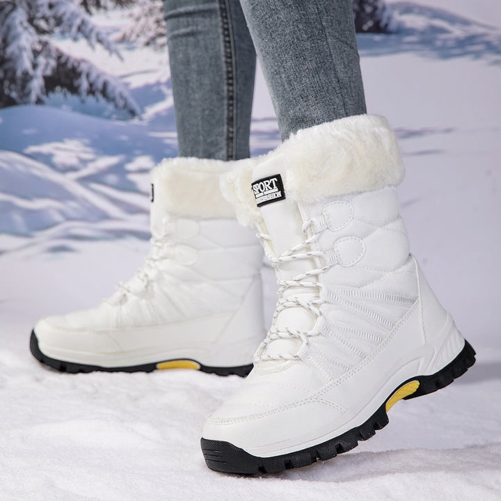Damen Waterproof Winterstiefel mit isolierender Fütterung und rutschfester Sohle Drune