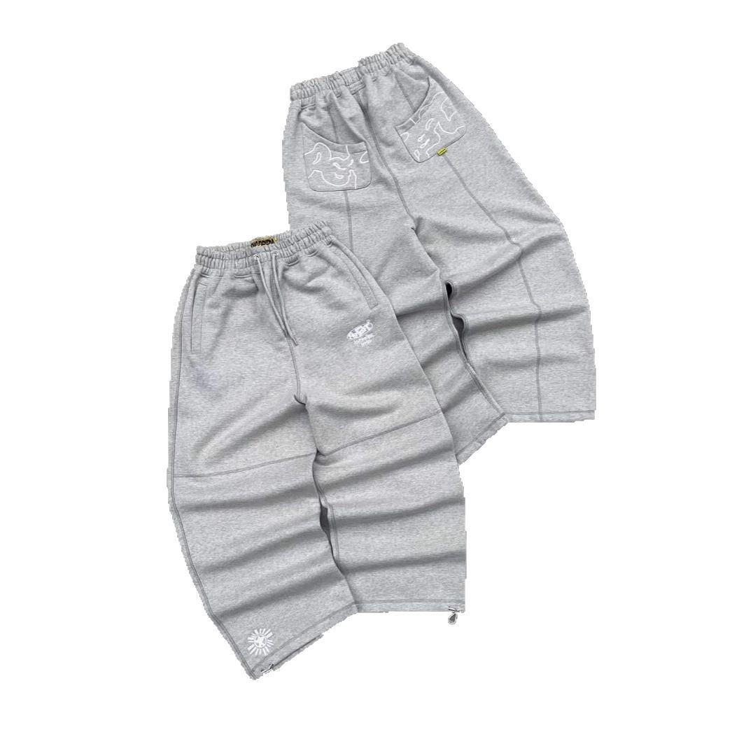 Herren Weit geschnittene Pullover Sweatpants Drune