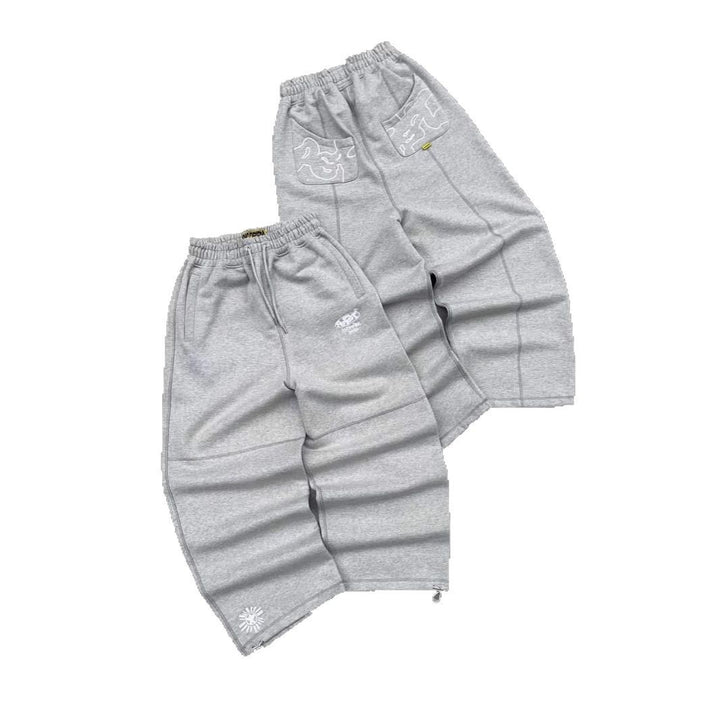 Herren Weit geschnittene Pullover Sweatpants Drune