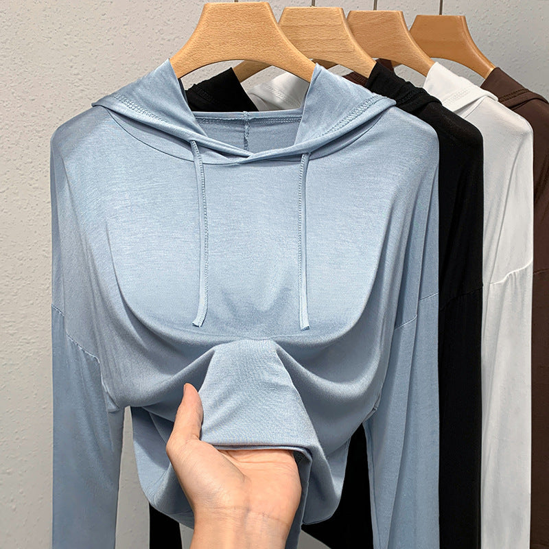 Damen Hoodie mit lässigem Schnitt und atmungsaktivem Material Drune