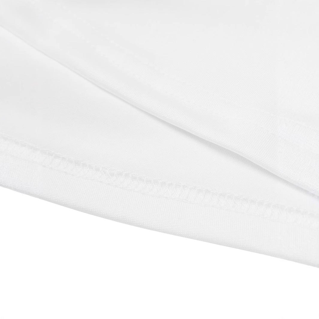Damen Crop-T-Shirt mit fröhlichem Kirschmuster und verspieltem Schriftzug Drune
