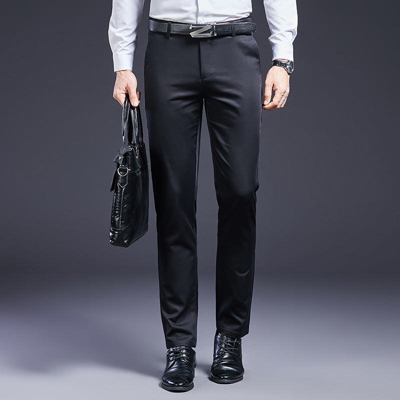 Herren elegante Business-Hosen mit Stretch-Anteil Drune