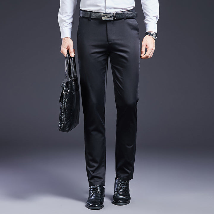 Herren elegante Business-Hosen mit Stretch-Anteil Drune