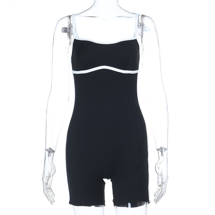 Damen Sportlicher Badestrampler mit verstellbaren Trägern Drune