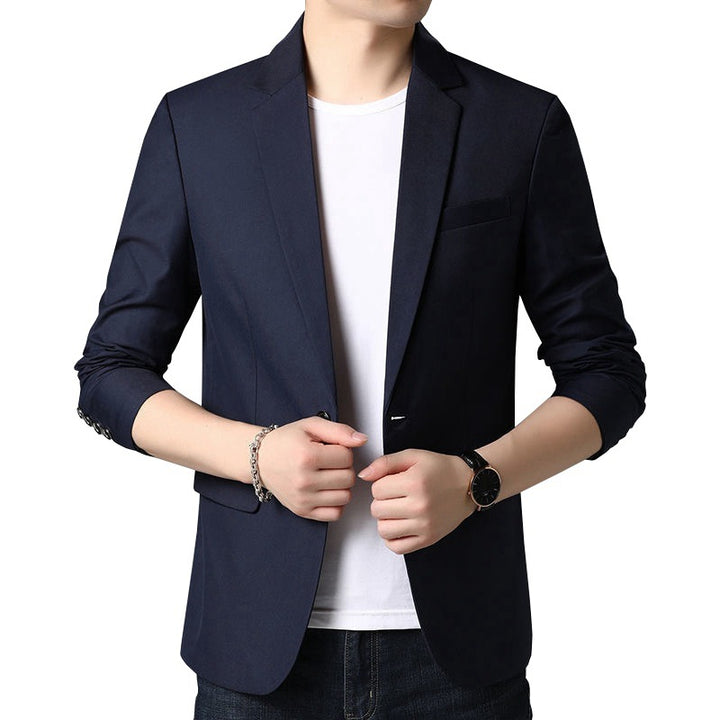 Herren Schlankes Business-Sakko mit minimalistischem Design und Stretch-Komfort Drune