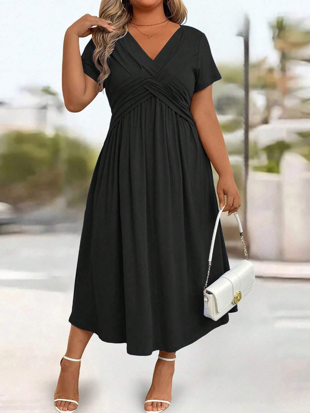 Damen lockeres Maxi-Kleid Drune