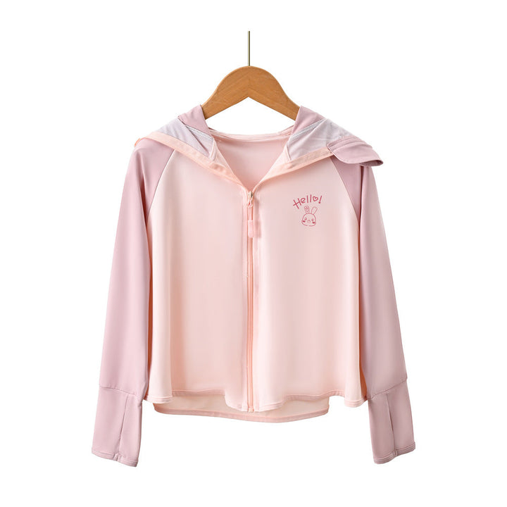 Jungen atmungsaktive Kapuzenjacke mit UV-Schutz Drune