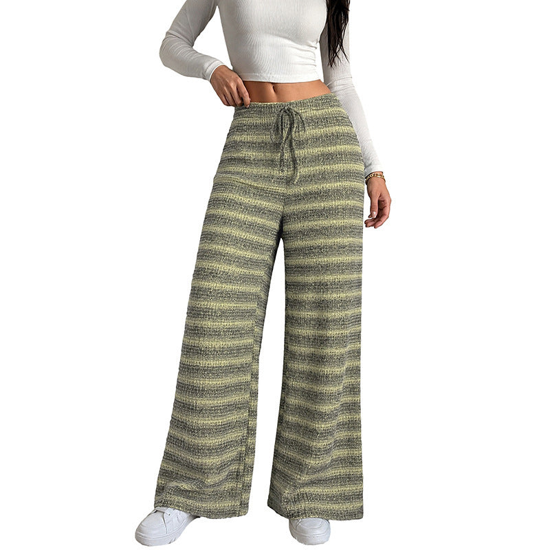 Damen Bequeme und modischeweite Stoffhose Drune