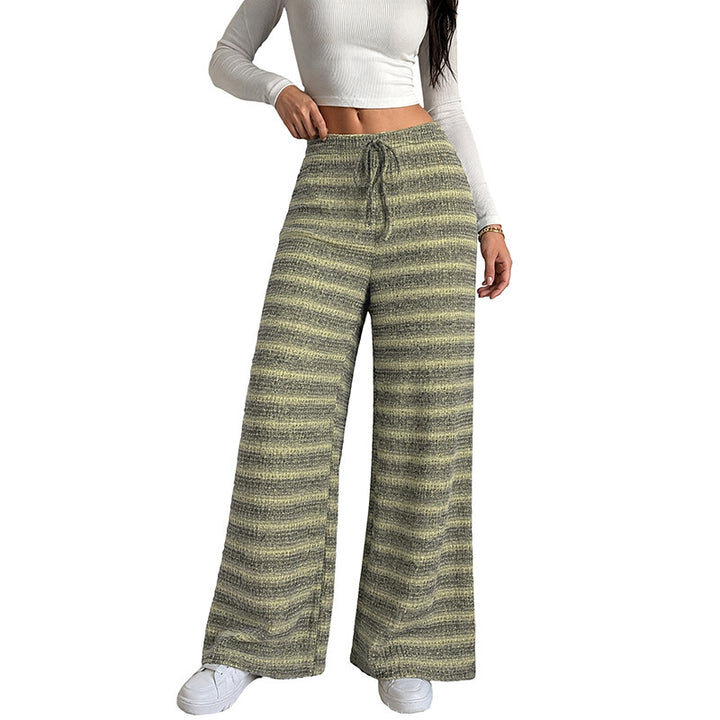 Damen Bequeme und modischeweite Stoffhose Drune
