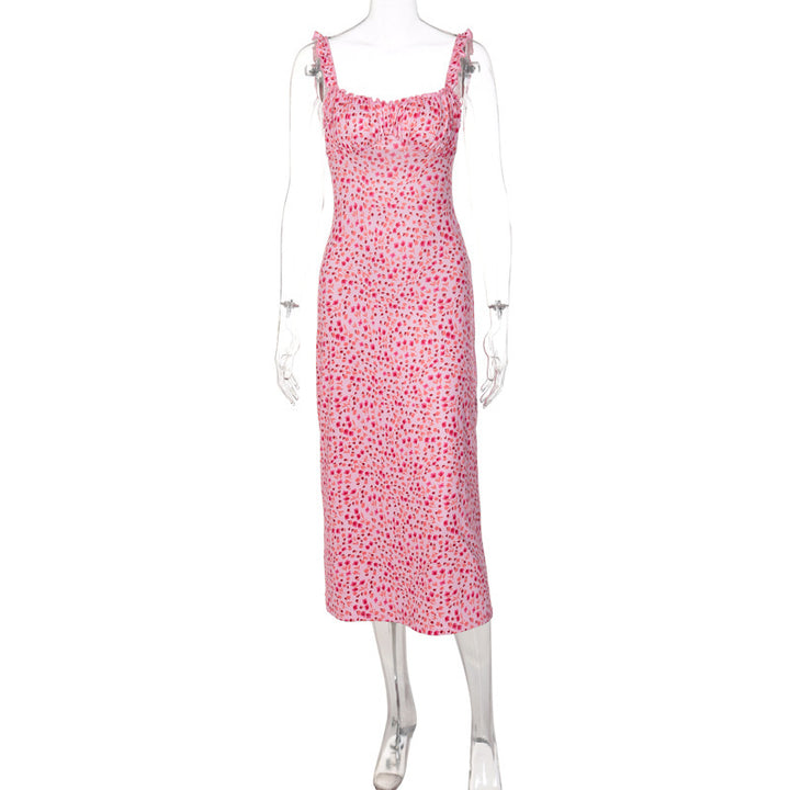 Damen Maxikleid mit verspieltem Muster Drune