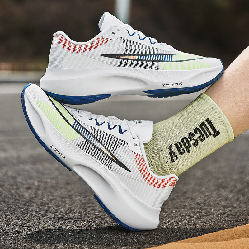 Unisex energieeffiziente Marathon-Laufschuhe mit reaktiver Schaum-Zwischensohle und stabiler Fersenkappe Drune