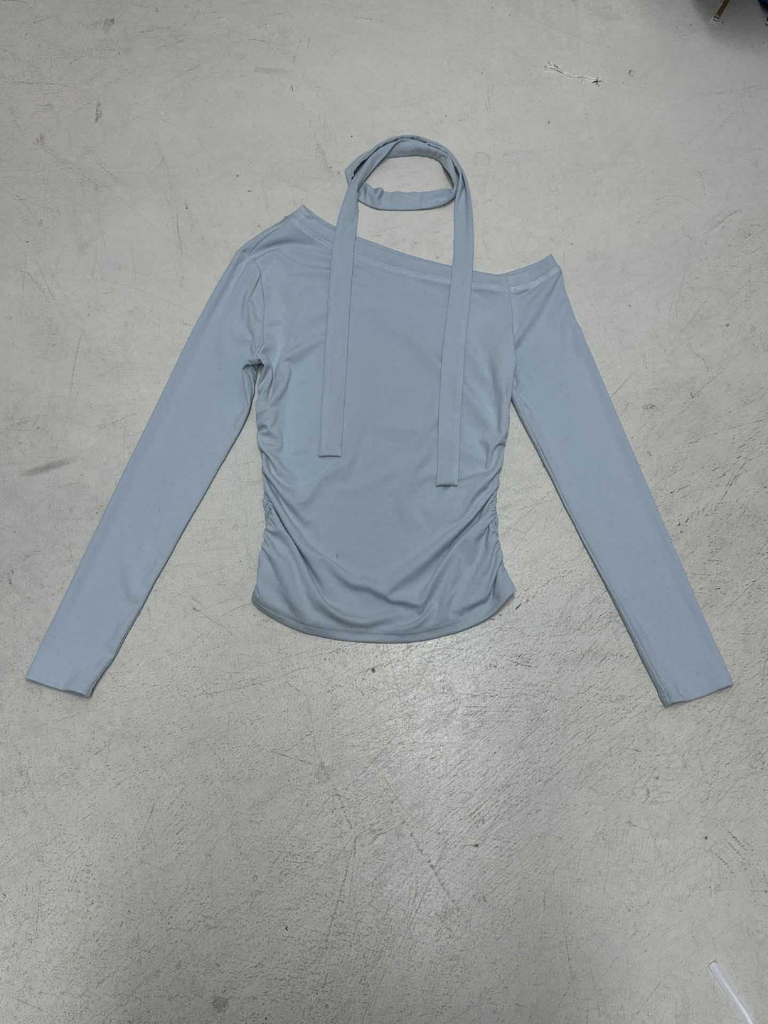 Damen Off-Shoulder Langarmoberteil mit verstellbarem Halsteil Drune