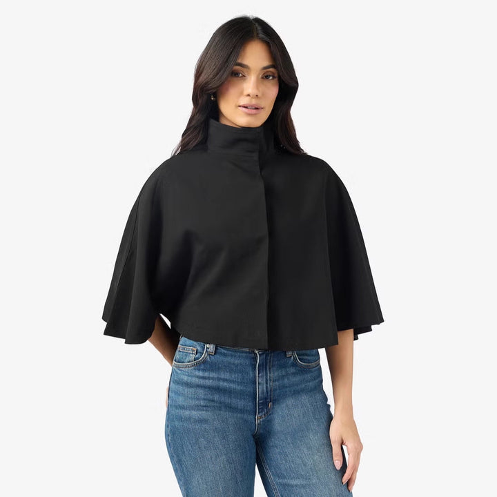 Damen Urbaner Cape-Oberteil Drune