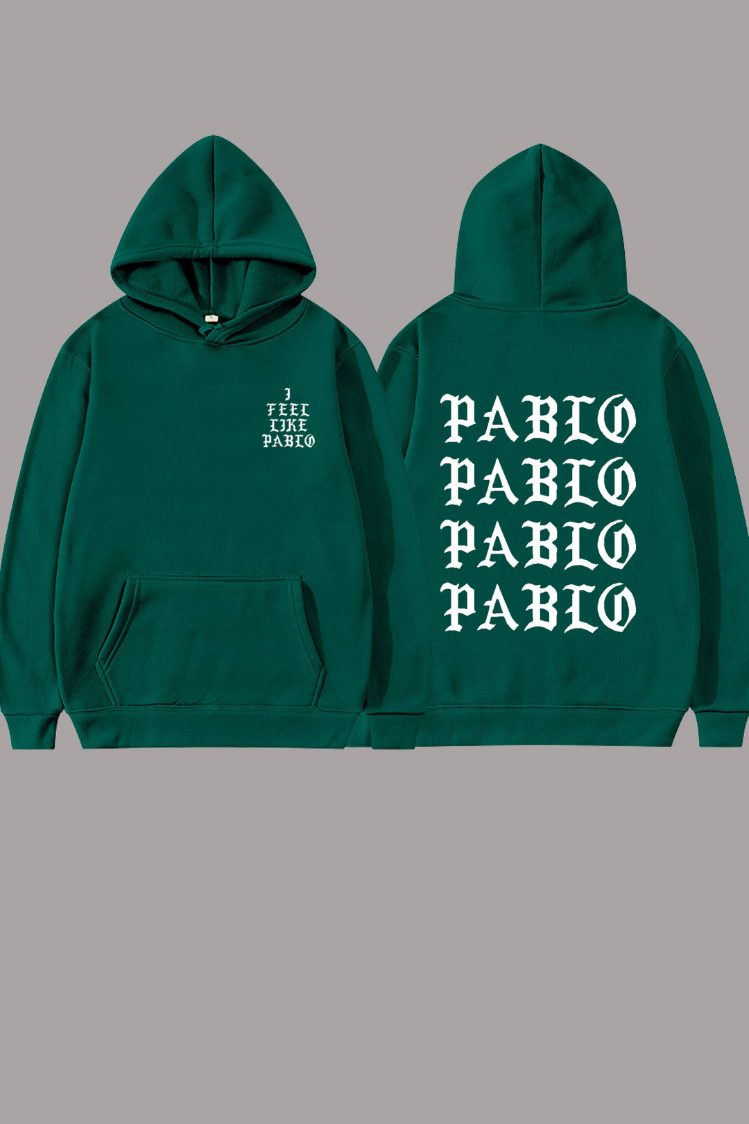 Damen lässiger Hoodie mit kreativem Schriftzug Drune