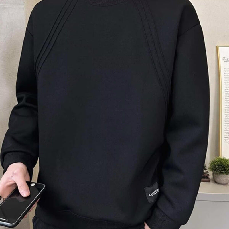 Herren Sweatshirt mit modernem Design und funktionalen Details Drune