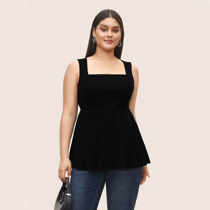 Damen Freizeitkleid mit taillierten Details und schwingendem Rock Drune