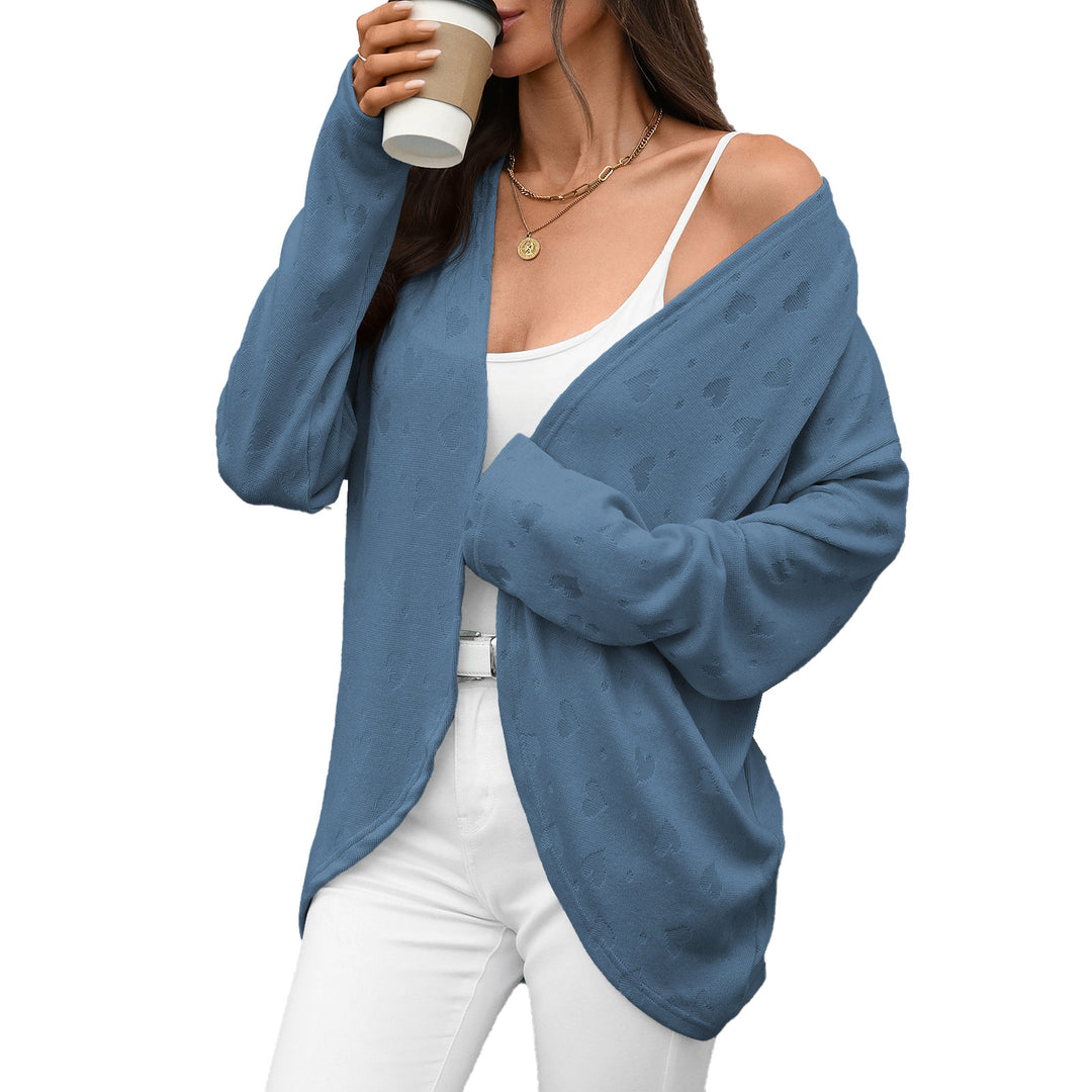 Damen Oversized Pulloverjacke Drune