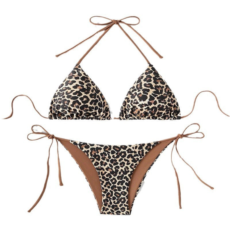 Damen Triangel-Bikini mit aufregendem Animal-Print Drune