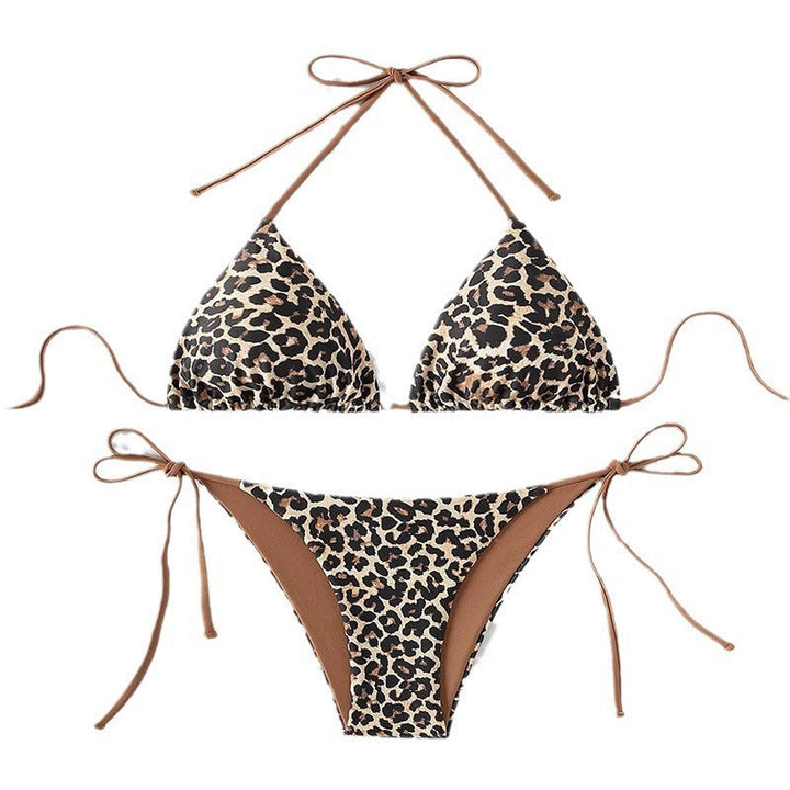 Damen Triangel-Bikini mit aufregendem Animal-Print Drune
