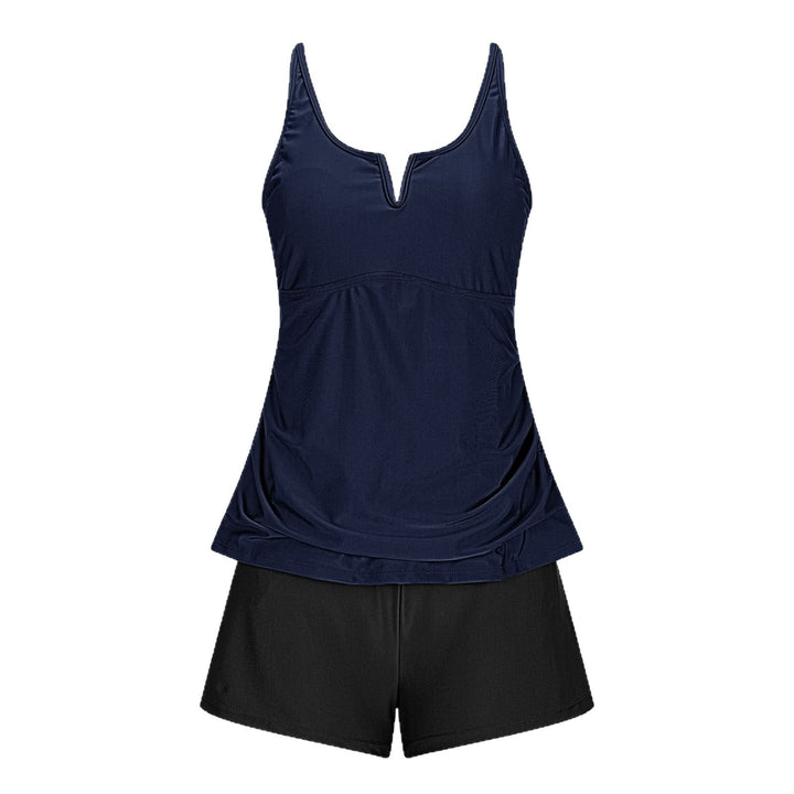 Damen Sportlicher Einteiler mit modischem V-Ausschnitt Drune