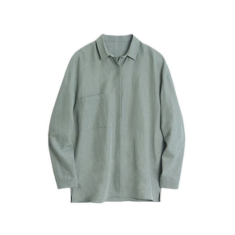 Herren Overshirt aus Baumwoll-Mix mit Brusttasche Drune