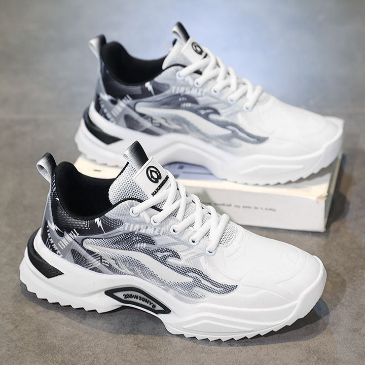 Damen Sportliche Sneakers mit modernem Grafikdesign und rutschfester Sohle Drune