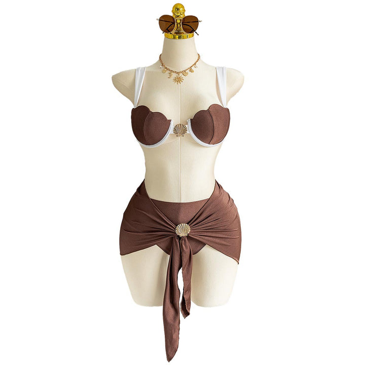 Damen Bikini mit innovativem Muschel-Design Drune