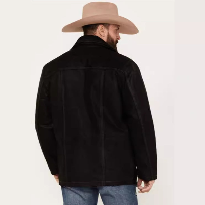 Herren hochwertige Lederjacke mit vielseitigem Stil Drune