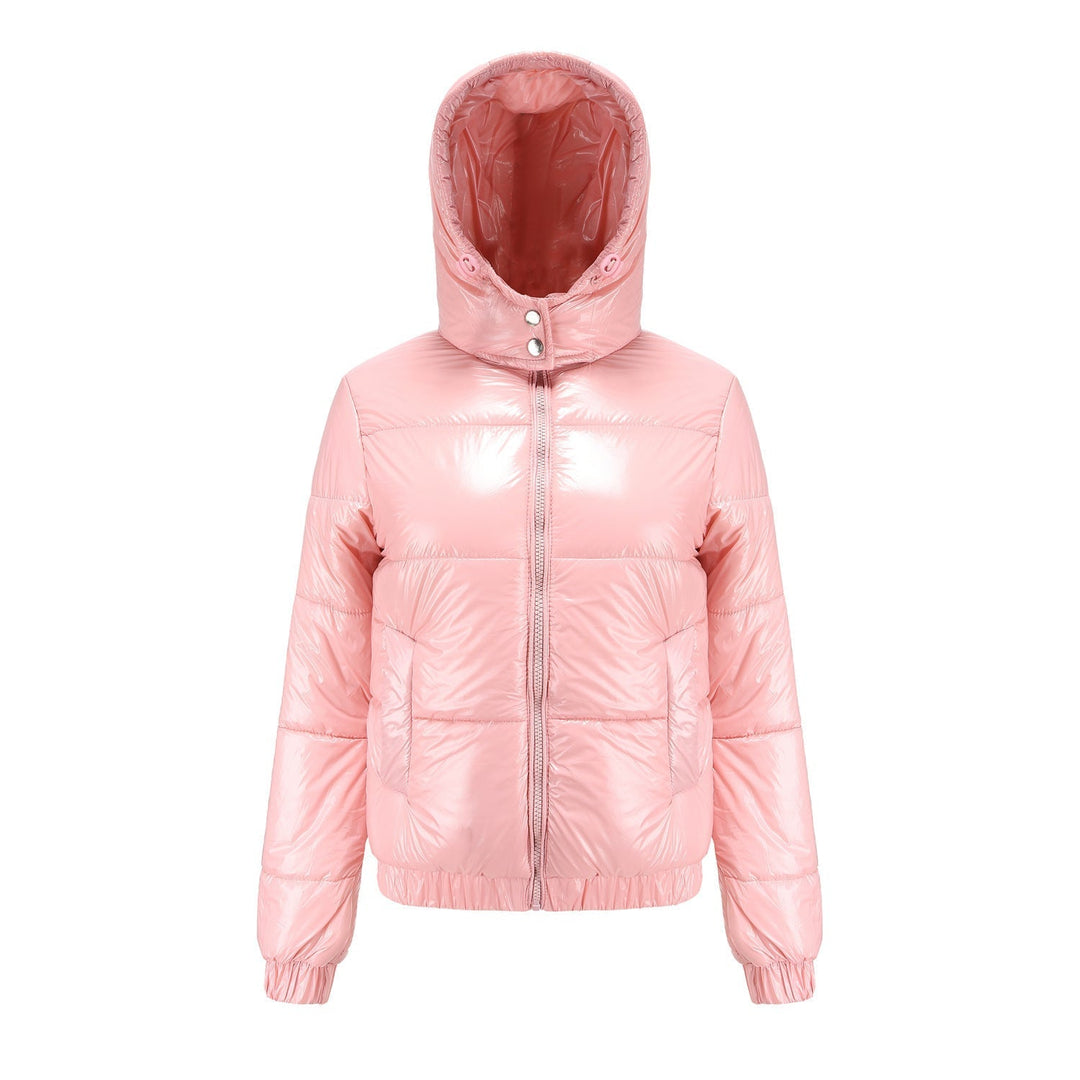 Glänzende Wasserabweisende Thermo Komfort Winterjacke Damen | Drune