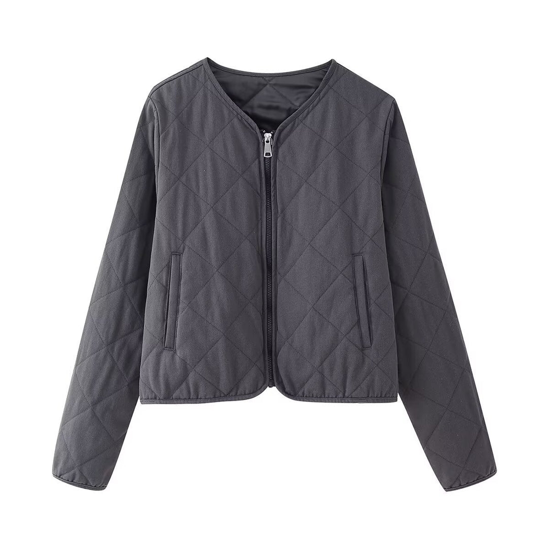 Damen Steppjacke mit praktischen Eingrifftaschen Drune