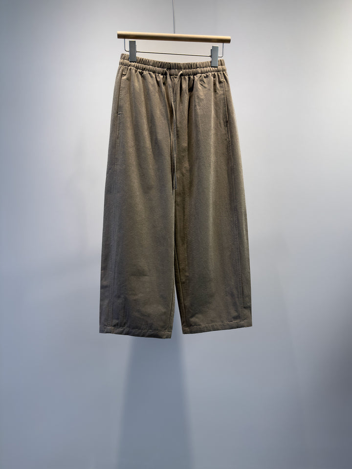 Damen Legere Weite Baumwollhosen Drune