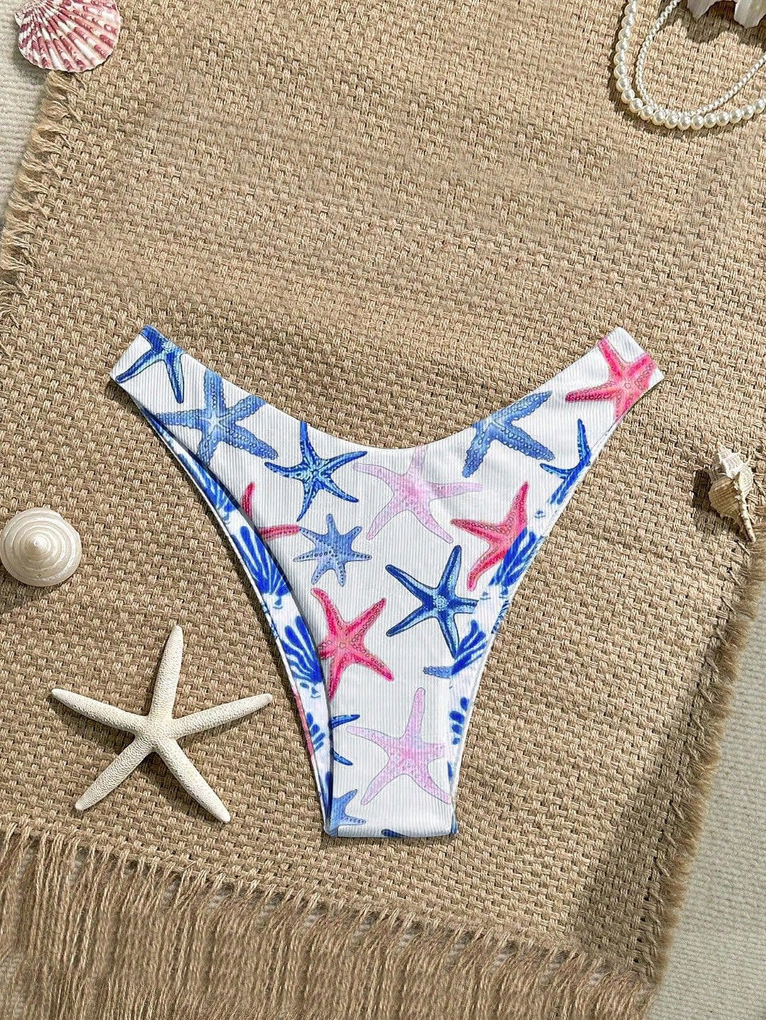 Damen Triangel-Bikini mit maritimem Sternenmuster Drune