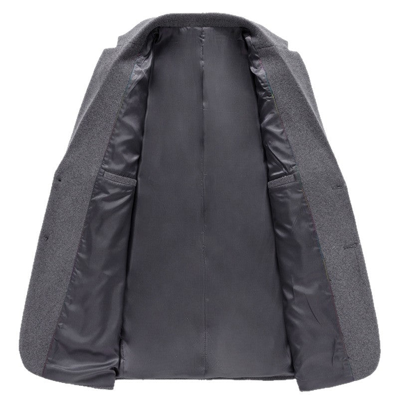 Herren Klassischer Blazer aus hochwertigem Materialmix Drune