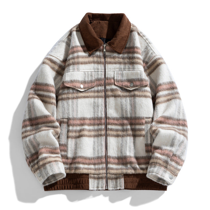 Herren Gemütliche Karojacke Drune