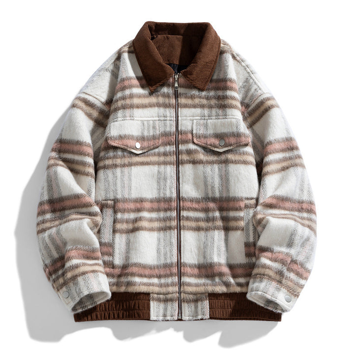 Herren Gemütliche Karojacke Drune