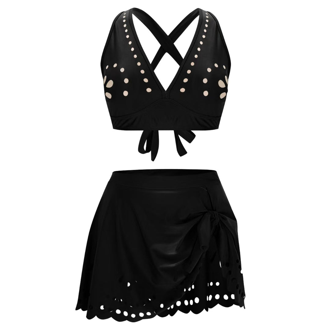 Damen Bikini-Set mit verspieltem Schnitt und eleganten Trägersystem Drune