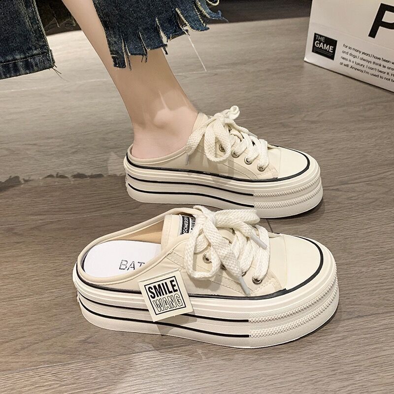 Damen Lässige Canvas-Sneaker mit strapazierfähigem Obermaterial und unverwechselbarem Design Drune