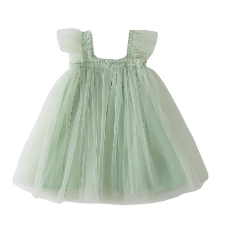 Damen Tüll Kleid Drune