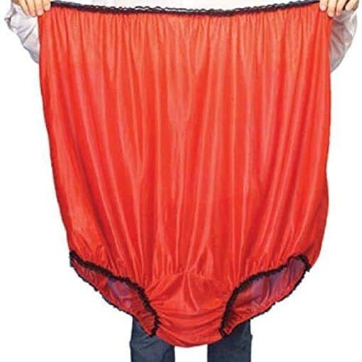 Unisex  übergroßer Satin-Spaßslip mit elastischem Bund Drune