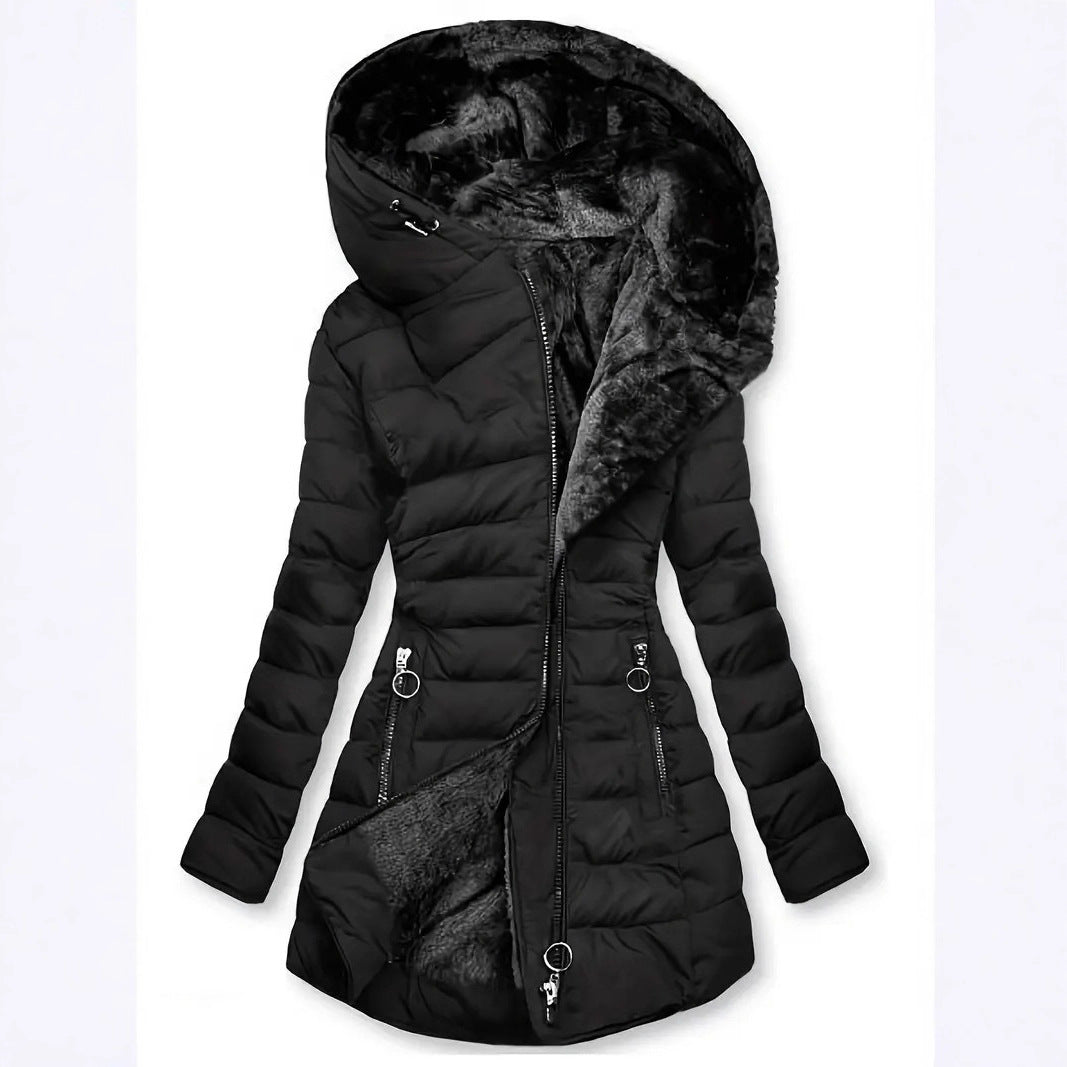 Damen Langzeit-Winterjacke mit weichem Innenfutter Drune
